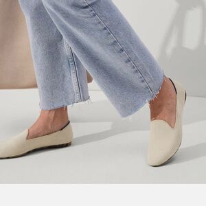 Rothy's Beige Almond Loafers